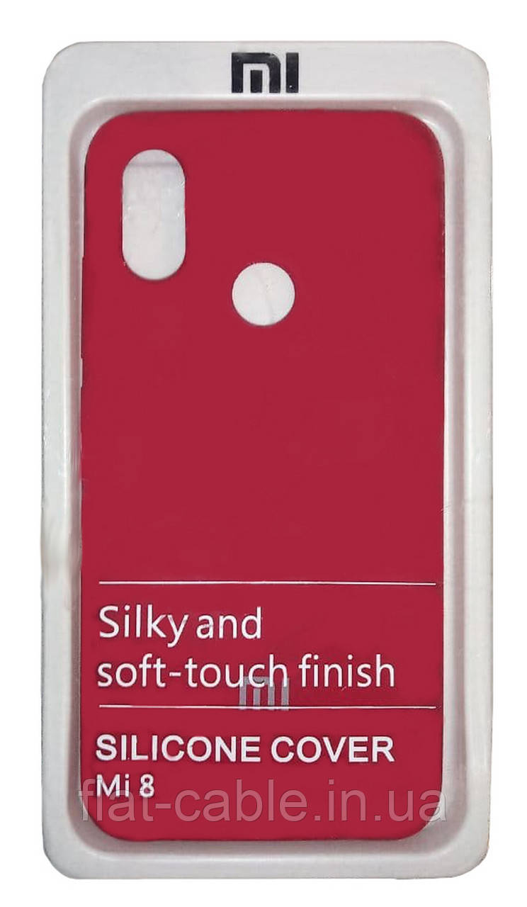 Чехол на Xiaomi Mi 8 (Bordo) Silicone Case
