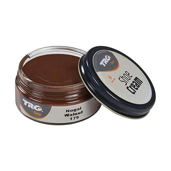 Крем-фарба для взуття і виробів з шкіри Trg Shoe Cream, 50мл, 179 Walnut (волоський горіх)