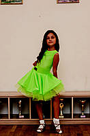 Витончена рейтингова сукня, колір лайм Модель №028