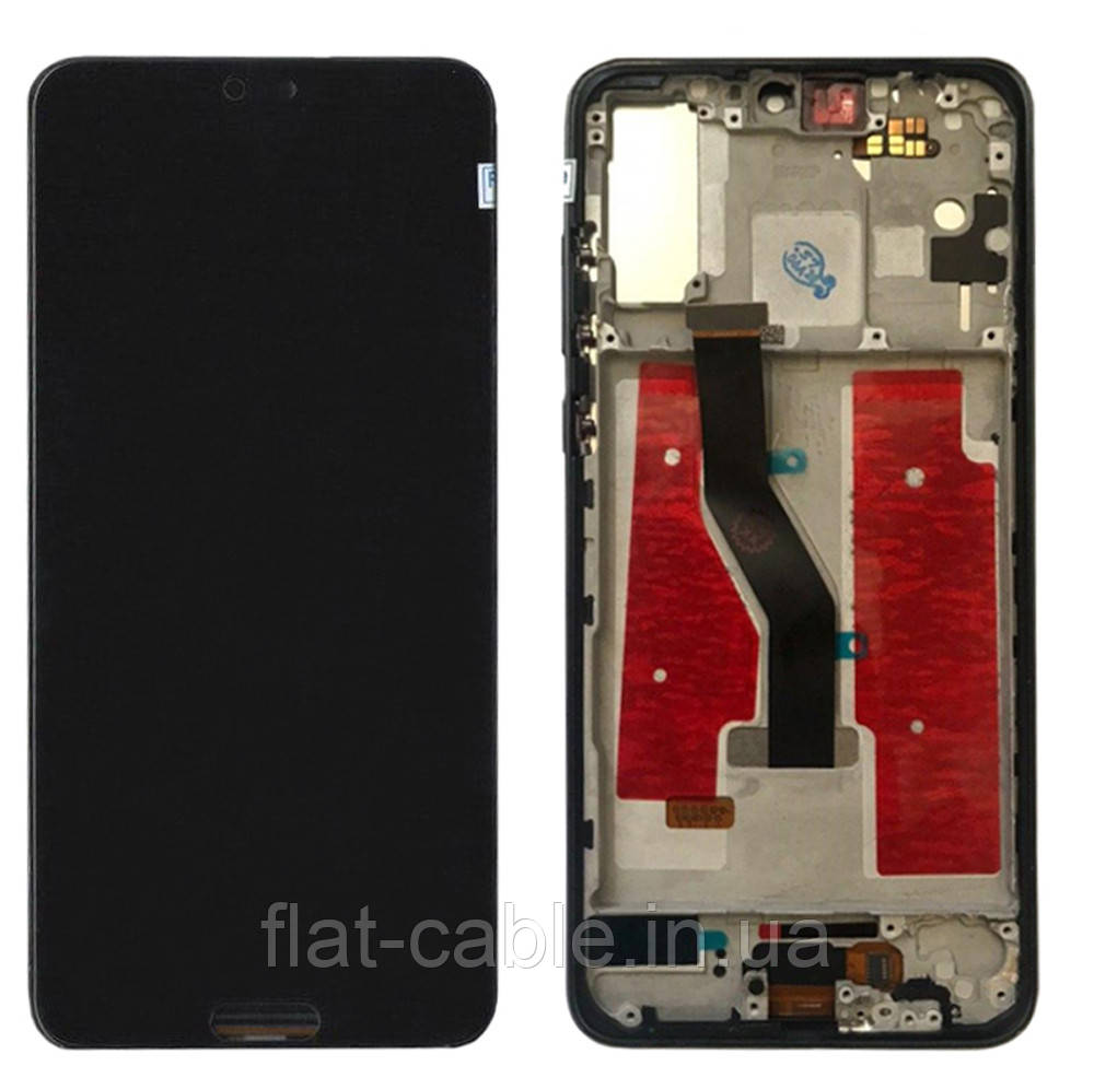 Дисплей + сенсор Huawei P20 Pro Чорний TFT Хворий екран, в рамці (CLT-L04, CLT-L09, CLT-L29)