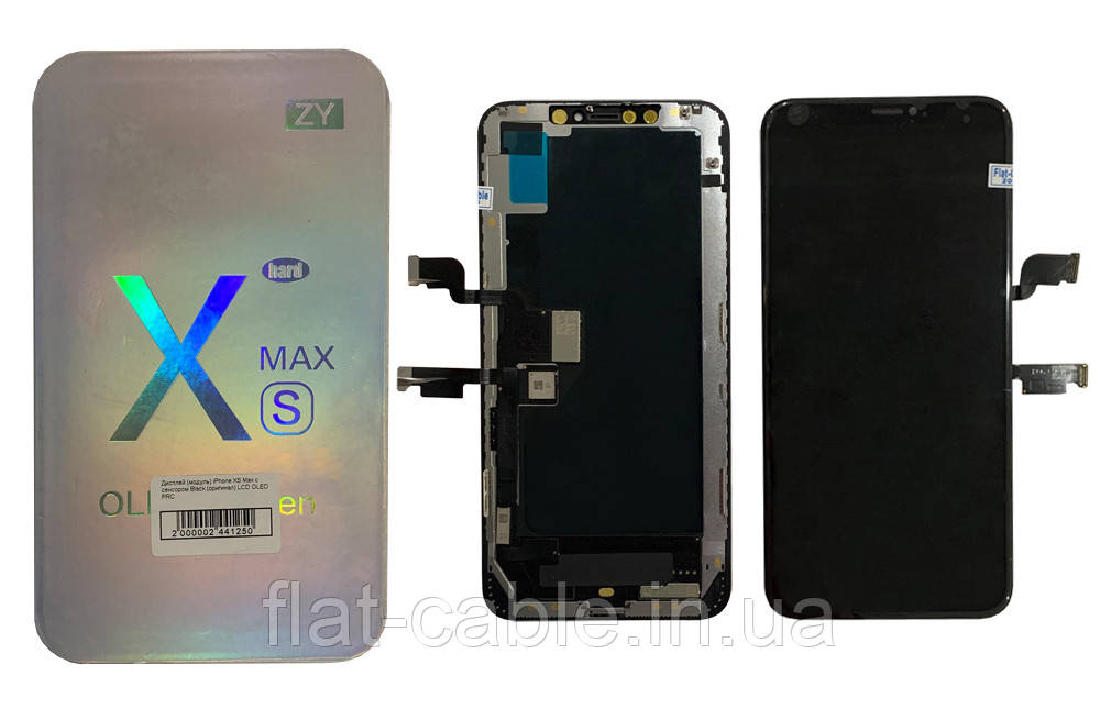 Дисплей (модуль) iPhone XS Max (A1921/ A2101/ A2102/ A2103) Чорний LCD ZY OLED