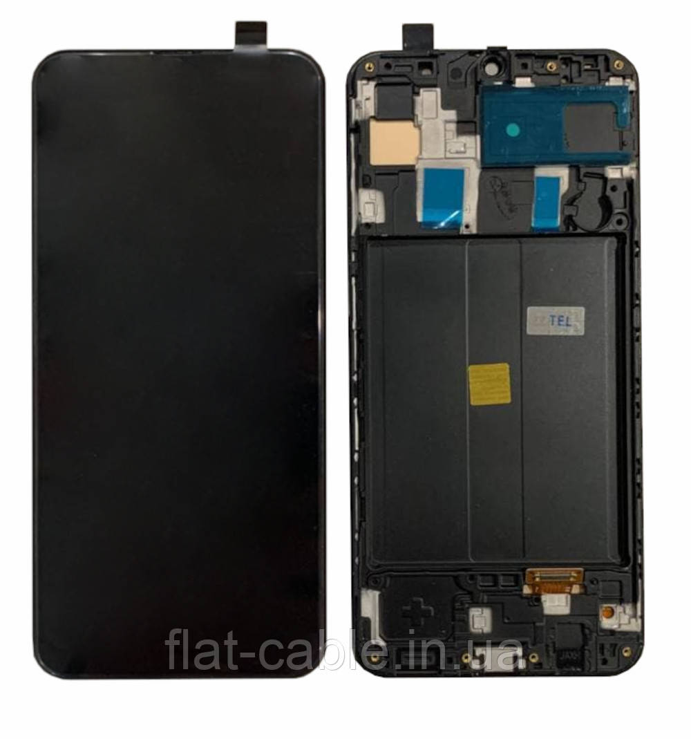 Дисплей + сенсор Samsung A305 Galaxy A30 (2019) Черный LCD OLED CHINA SERVICE PACK с рамкой