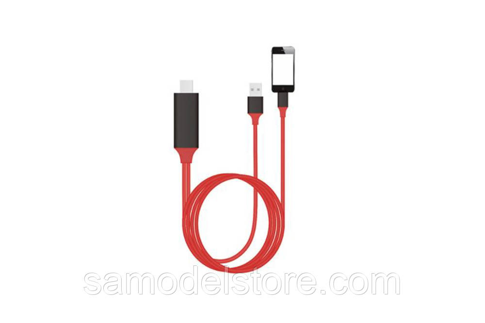 Конвертер Lightning - HDTV Cable (video&charge), фото 1