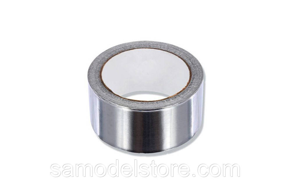 Алюмінієва фольга скотч 50 мм. 25м., фото 1