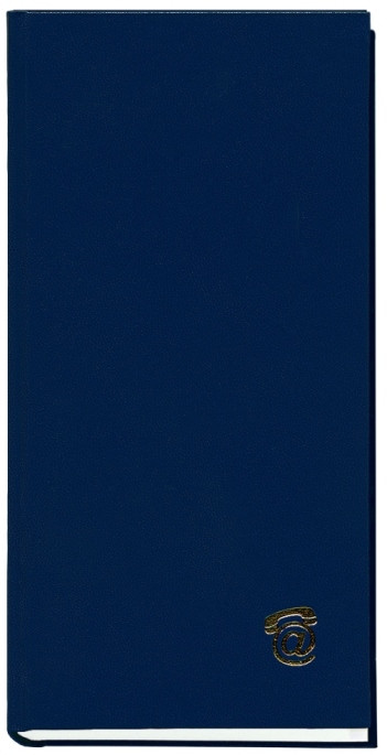 Книга алфавитная, А6, 80 листов, синий - фото 1 - id-p1222881035