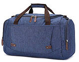 Дорожня сумка текстильна Vintage 20075 Синя, фото 8