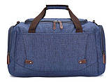 Дорожня сумка текстильна Vintage 20075 Синя, фото 9