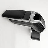 Підлокітник armcik s4 з зсувною кришкою і регульованим нахилом для Renault Captur 2013-2017, фото 9