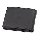Чоловічий гаманець ST Leather 18327 (ST108) з натуральної шкіри Чорний, фото 2