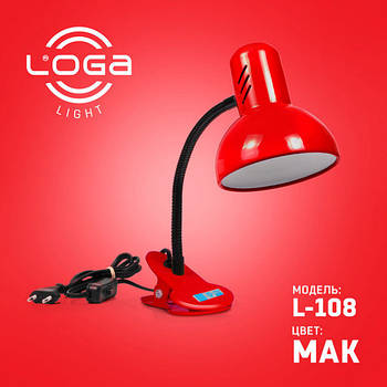 Настільна лампа ТМ LOGA Light L-108 "Мак"