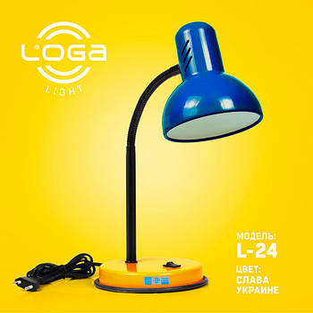 Настільна лампа L-24 "Слава Україні" (ТМ "LOGA light")
