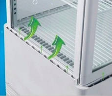 Холодильник вітрина настільний Frosty FL-78, фото 3