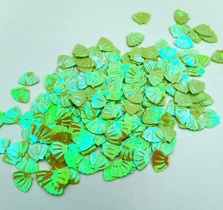 Паєтки «Рашенята міні» зелені для слаймів (58389), фото 2