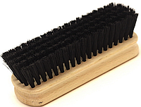 Щётки для чистки одежды и обуви 120x45 мм, чёрная щетина, деревянная колодка