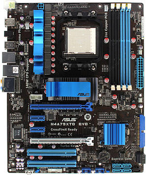 Материнська плата ASUS M4A79XTD EVO Socket AM3 (б/у) +планка, фото 1