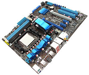 Материнська плата ASUS M4A79XTD EVO Socket AM3 (б/у) +планка, фото 4
