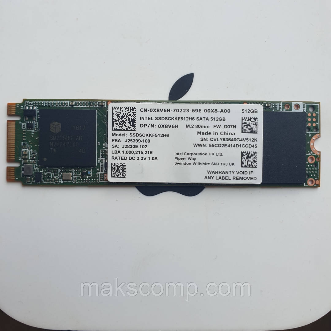 SSD Intel 512Gb m.2 (SSDSCKKF512H6)