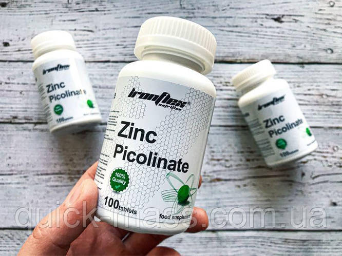 Огляд пиколинат цинку Ironflex Zinc Picolinate