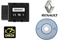 Автосканер Reno Renault Com Bluetooth (Аналог Can Clip). Программа SuperScan Русский язык + CD диск