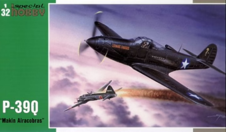 Пластикова модель 1/32 Special hobby американський винищувач 32026 P-39Q "Makin Airacobras" HI-TECH