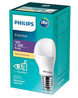 Лампа светодиодная PHILIPS 7W E27 4000K LEDBulb A60