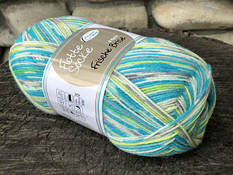Носкова пряжа Flotte Socke серія Frische Brise 75% вовна супервуш 25% поліаміду, 420 м/100г