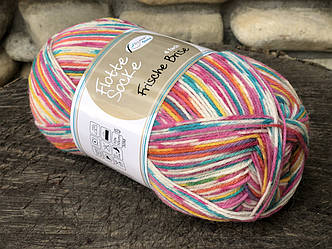 Носкова пряжа Flotte Socke серія Frische Brise 75% вовна супервуш 25% поліаміду, 420 м/100г