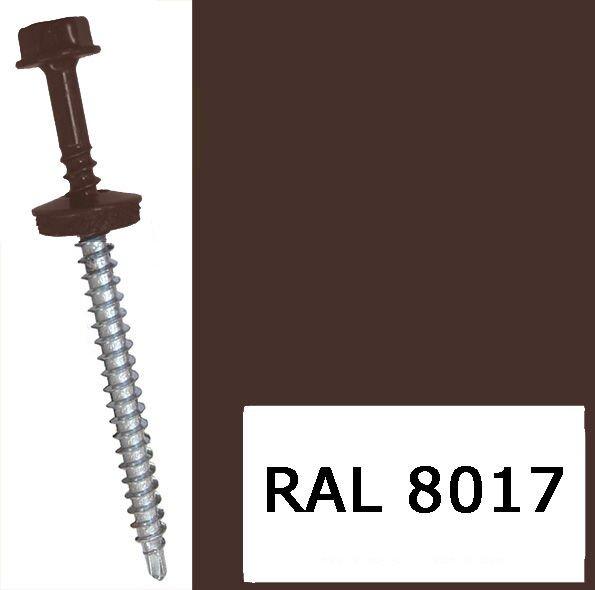 Покрівельні саморізи по металу ETANCO (GUNNEBO) 4.8х19 RAL 8017 250 шт