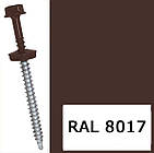 Саморіз покрівельний по дереву ETANCO (GUNNEBO) 4.8х35 RAL 8017 кпк 250 шт