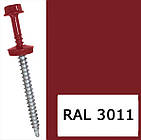 Саморіз покрівельний по дереву ETANCO (GUNNEBO) 4.8х35 RAL 3011 250 шт