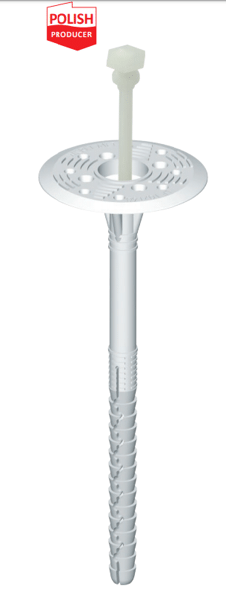 Дюбель з подовженою розпірною базою з нейлоновим армованим цвяхом LFN 10х260 (100 шт), фото 1