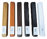 Стілець з фігурними ніжками МАКСІ-Меблі Дуб молочний/Венге темний (8299), фото 2