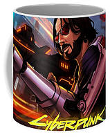 Кружка GeekLand Cyberpunk 2077 Кіберпанк 2077 johnny silverhand fan art CY 02.577