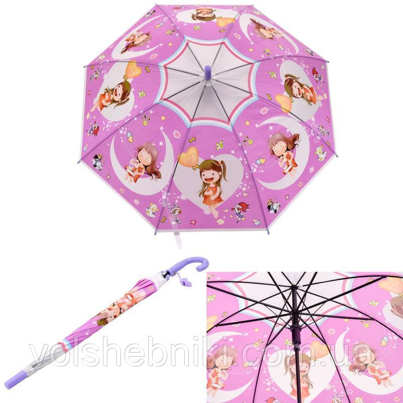 Дитяча парасолька-тростина напівавтомат арт. MK 4052