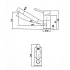 Одинважільний Кран для кухні з нержавіючої сталі sus304 матовий SUS304 ULA (BW7008), фото 2