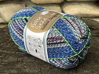 Носкова пряжа Flotte Socke серія Perfect Jacquard 75% вовна суперуош 25% поліаміду, 420 м/100г