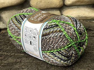 Носкова пряжа Flotte Socke серія Perfect Jacquard 75% вовна суперуош 25% поліаміду, 420 м/100г
