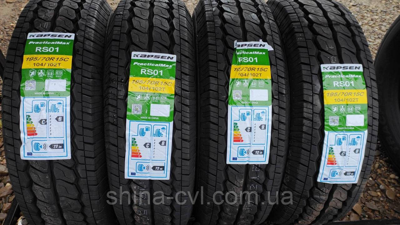 Літні вантажні шини 195/70 R15C 104/102T KAPSEN PRACTICAL MAX RS01