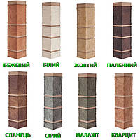АЛЬТА ПРОФІЛЬ Зовнішній кут фасадної панелі Камінь