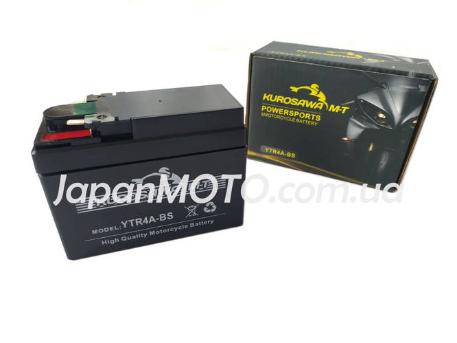 Купить Аккумулятор 2,3A 12V Honda DIO AF-34/35 (YTR4A-BS) Kurosawa ...