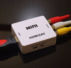 Адаптер HDMI to RCA AV перехідник конвертер 720p/1080p