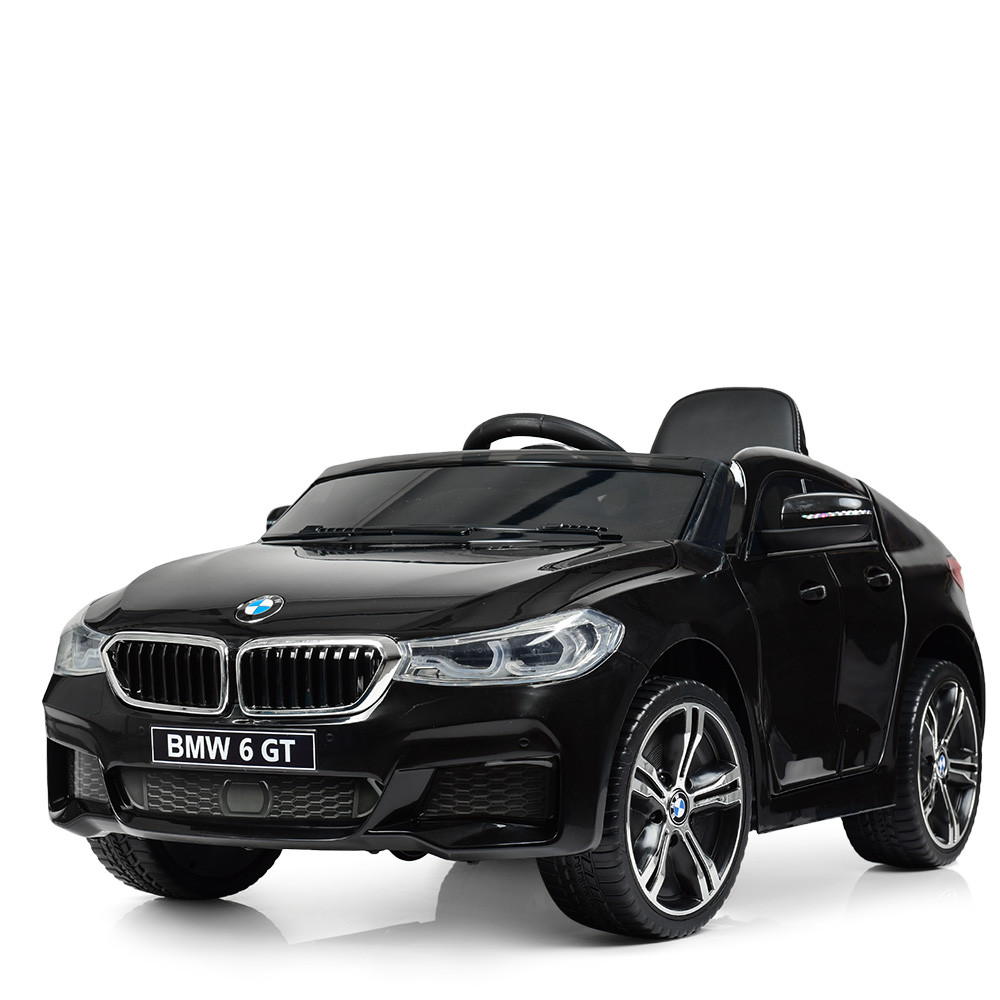 Дитячий електромобіль із пультом керування чорний BMW JJ2164EBLR-2
