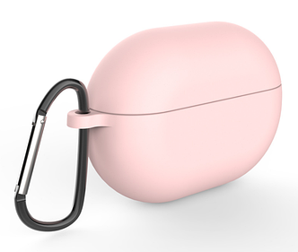 Чохол-накладка DK Silicone Candy Friendly з карабіном для Huawei FreeBuds Pro (pink)