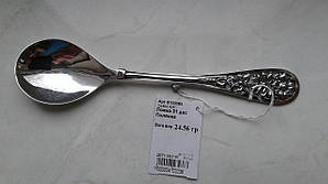 Срібна десертна ложка Поляна