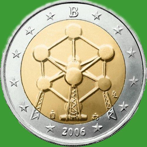 Бельгія 2 євро 2006 р. Атоміум . UNC