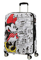 Детский средний пластиковый чемодан American Tourister Wavebreaker Disney