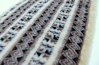 Автомобільна хутряна накидка авточехол на сидіння автомобіля з овечої шерсті чохол автонакидка з овчини R1, фото 5