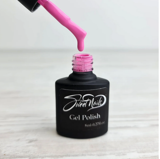 Гель лак для нігтів Sweet Nails рожевий №18 8мл