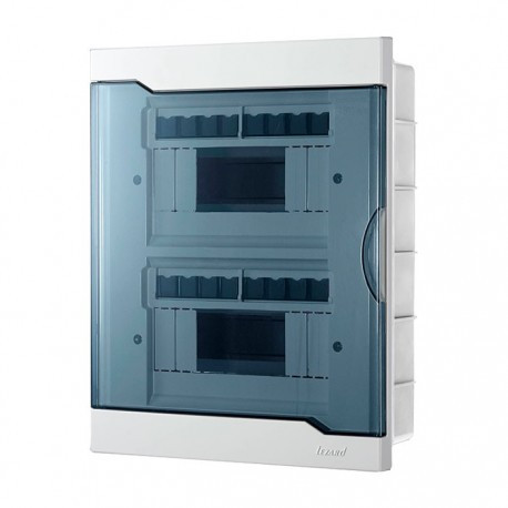 LEZARD Бокс з прозорою кришкою ЩРВ-П-16 ВНУТР. 16 mod. (арт. 730-1000-016), фото 1