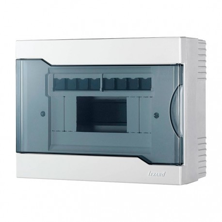 LEZARD Бокс з прозорою кришкою ЩРН-П-8 ЗОВНІШ. 8 mod. (арт. 730-2000-008), фото 1
